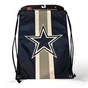 Dallas Cowboys Official NFL Team Stripe FOCO Drawstring Backpack Bag Fan‎ GYM